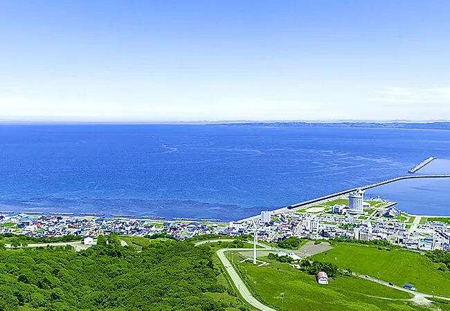 稚内の海と地域の風景